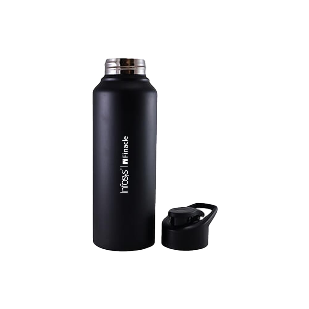 Sigma stainless steel Sports Water Bottle - Black
